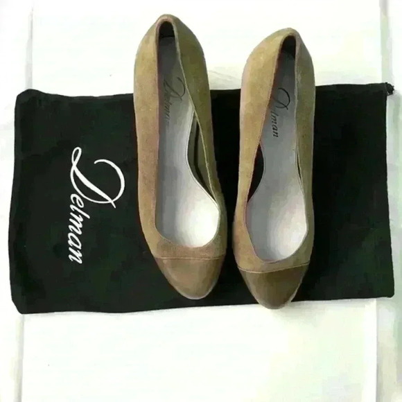 Suede mocha pump size 9 - Picture 2 of 6